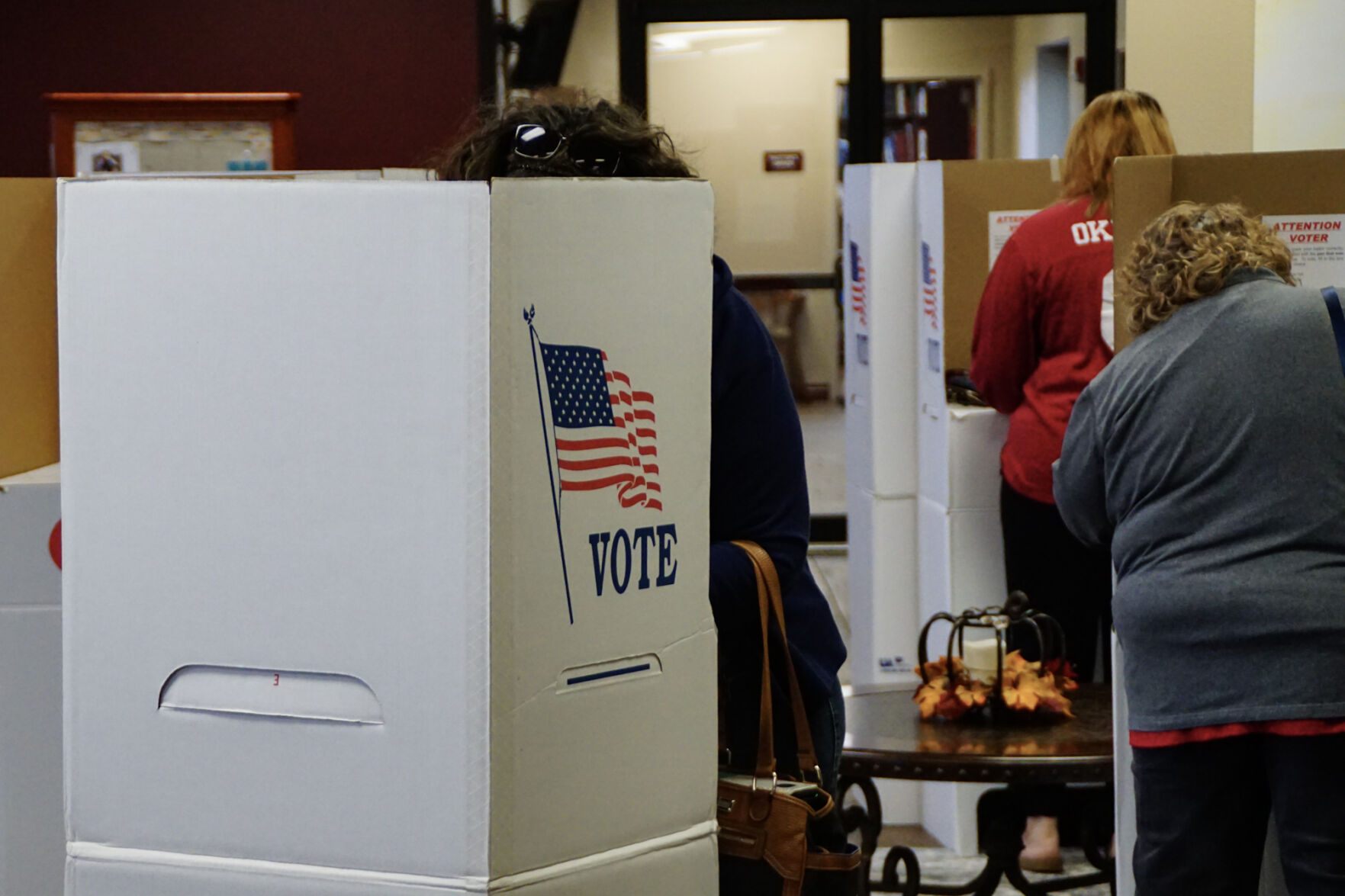 Voting booths